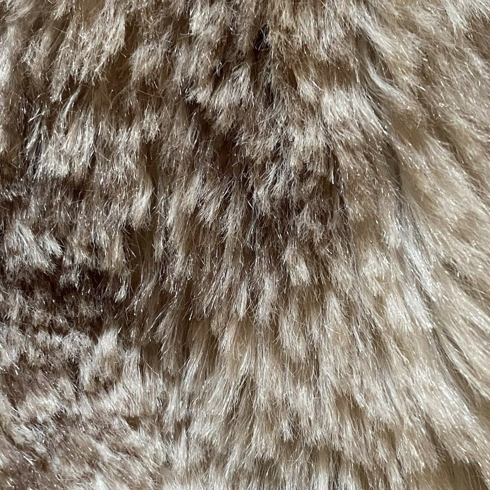 Cabi Womens Aspen Faux Fur Vest Women's SMALL Full Zip Tan Beige Soft Style 3179 - Picture 10 of 12